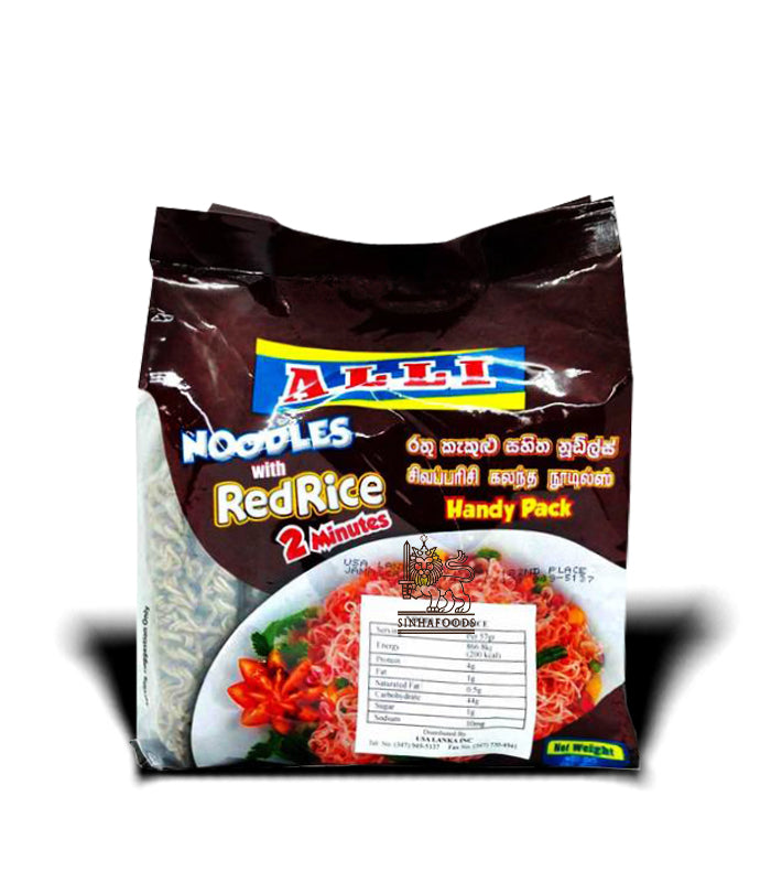 Alli Red Rice Noodles Handy Pack 400g Sinhafoods