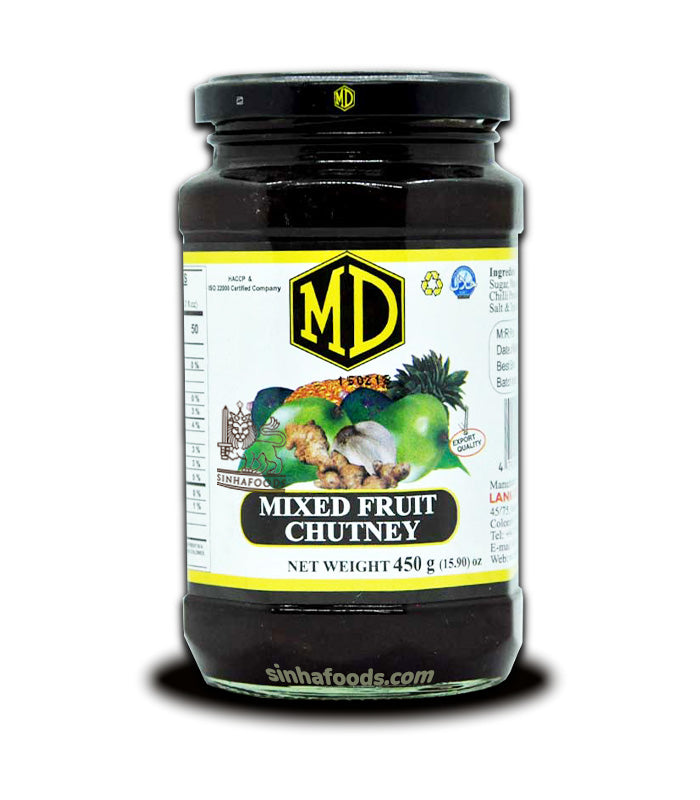 MD-Mixed Fruit Chutney-450g Sinhafoods