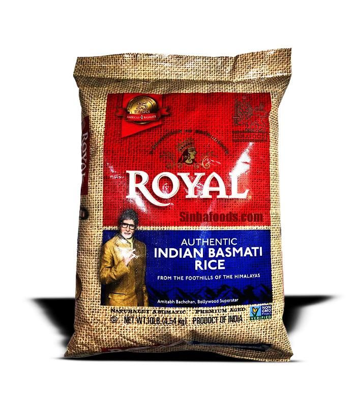 Royal Basmathi Rice 10LB Sinhafoods