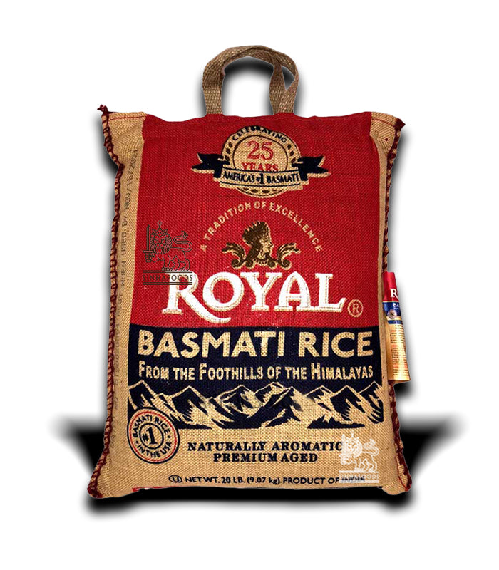 Royal Basmathi Rice 20LB - Limit 1 Per Customer Sinhafoods