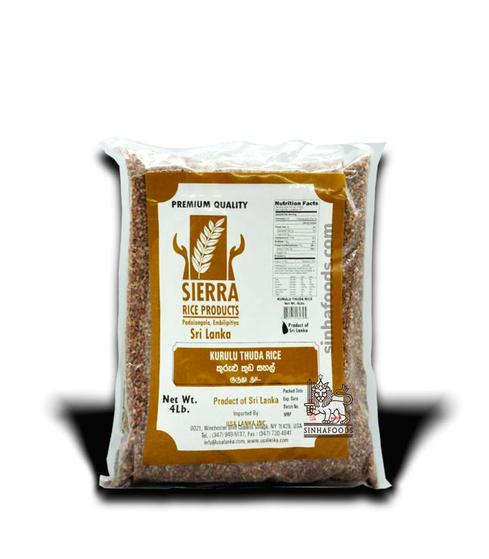 Sierra Kuruluthuda Rice 4LB Sinhafoods