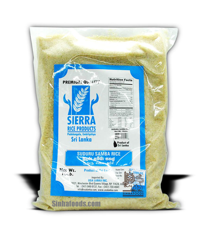Sierra Suduru Samba 10LB Sinhafoods