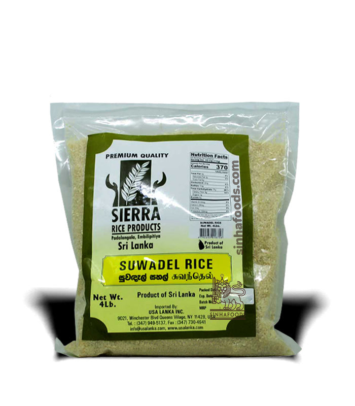 Sierra Suwadel Rice 4LB Sinhafoods