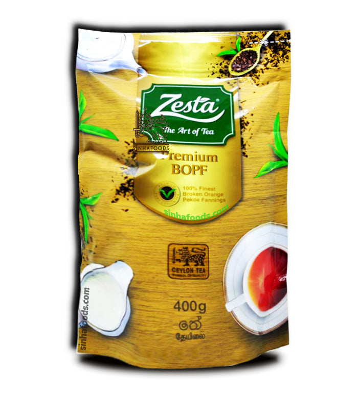 Zesta Premium BOPF Loose Tea 400g Sinhafoods
